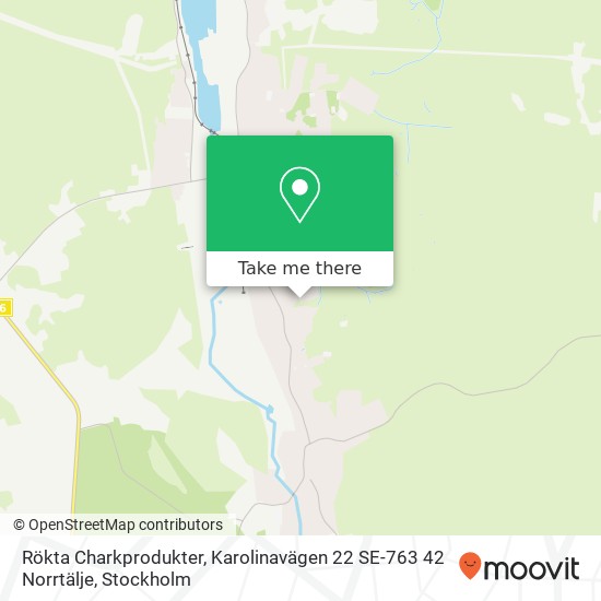 Rökta Charkprodukter, Karolinavägen 22 SE-763 42 Norrtälje map