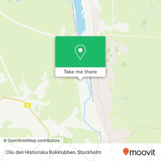 Clio den Historiska Bokklubben map