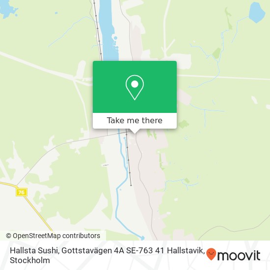 Hallsta Sushi, Gottstavägen 4A SE-763 41 Hallstavik map