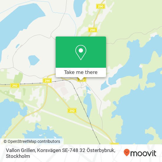 Vallon Grillen, Korsvägen SE-748 32 Österbybruk map