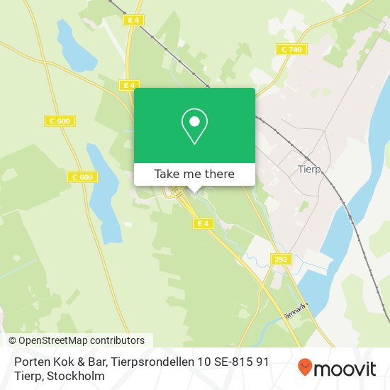 Porten Kok & Bar, Tierpsrondellen 10 SE-815 91 Tierp map