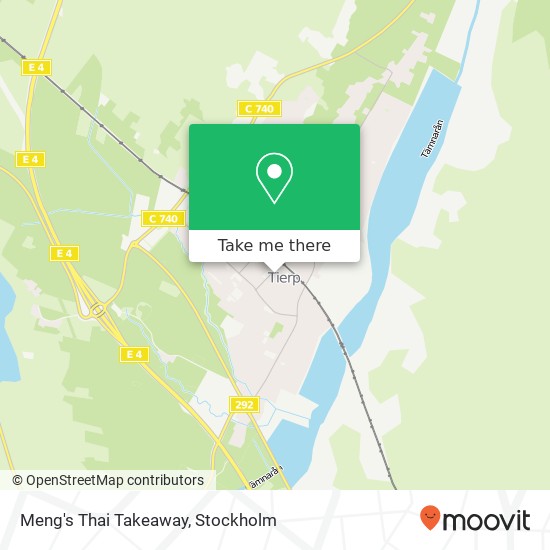 Meng's Thai Takeaway, Centralgatan 13 SE-815 38 Tierp map