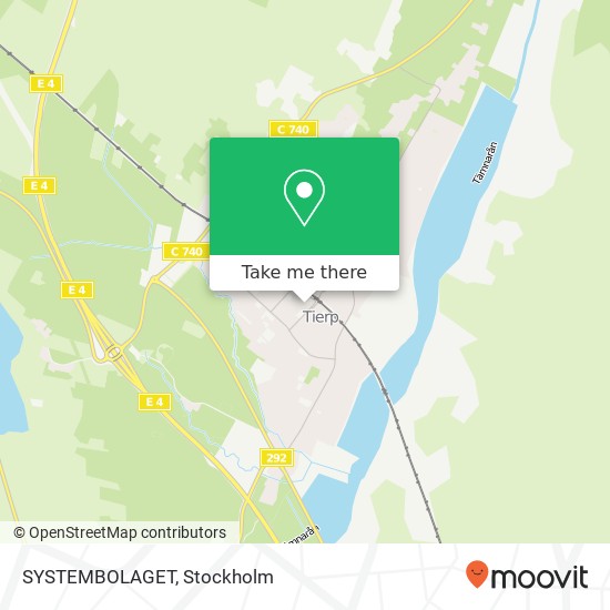 SYSTEMBOLAGET, Centralgatan 14 SE-815 38 Tierp map