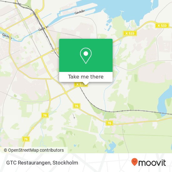 GTC Restaurangen, Utmarksvägen 33C SE-802 91 Gävle map