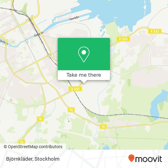 Björnkläder, Utmarksvägen 37 SE-802 91 Gävle map