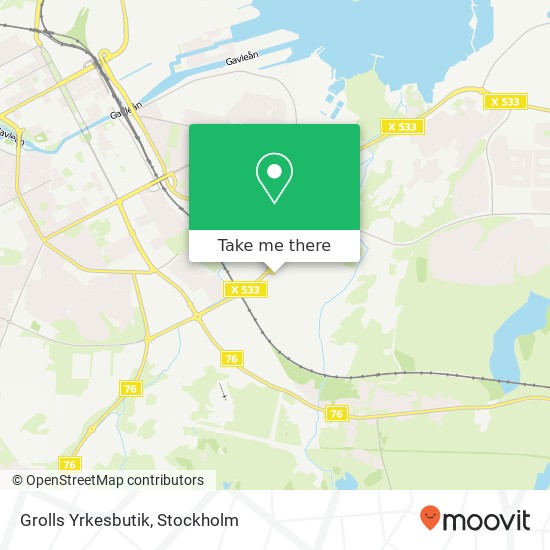 Grolls Yrkesbutik, Utmarksvägen 37 SE-802 91 Gävle map