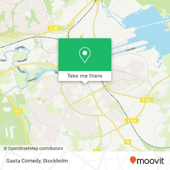 Gasta Comedy map