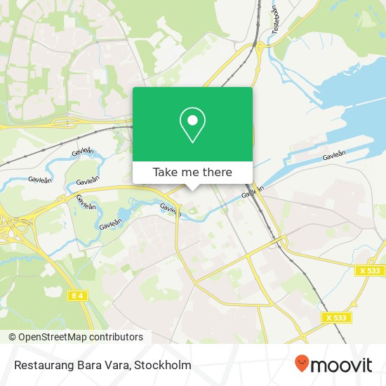 Restaurang Bara Vara, Norra Stapeltorgsgatan 11 SE-803 20 Gävle map