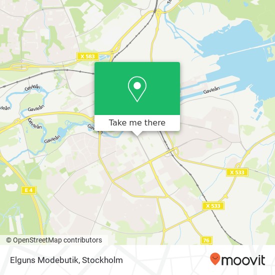 Elguns Modebutik, Södra Kungsgatan 17 SE-802 51 Gävle map