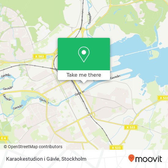 Karaokestudion i Gävle map