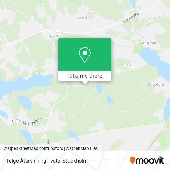 Telge Återvinning Tveta map