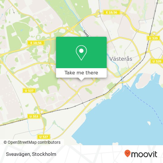 Sveavägen map