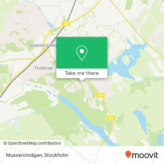 Musseronvägen map