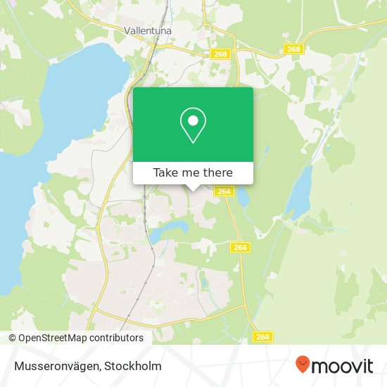 Musseronvägen map