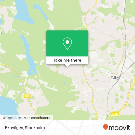 Ekovägen map