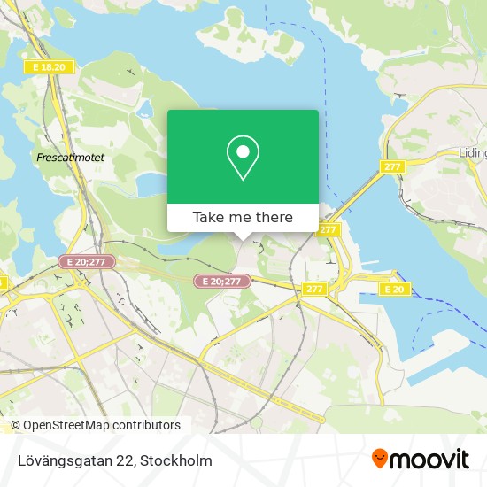 Lövängsgatan 22 map