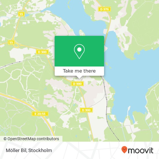 Möller Bil map