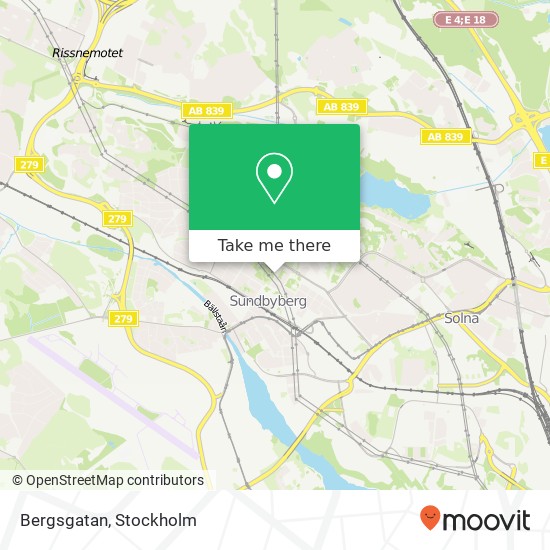 Bergsgatan map