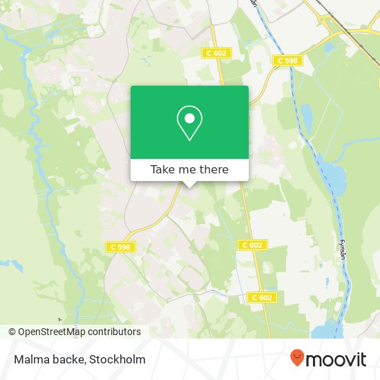 Malma backe map