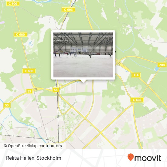 Relita Hallen map