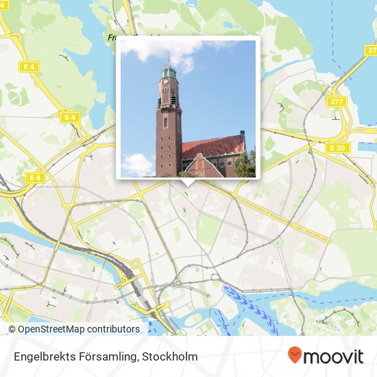 Engelbrekts Församling map