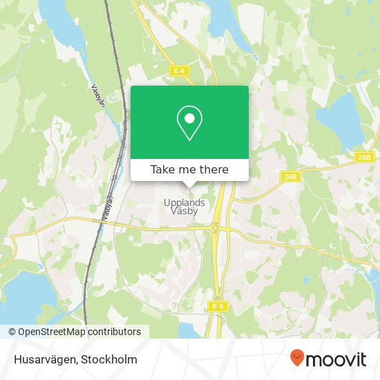 Husarvägen map