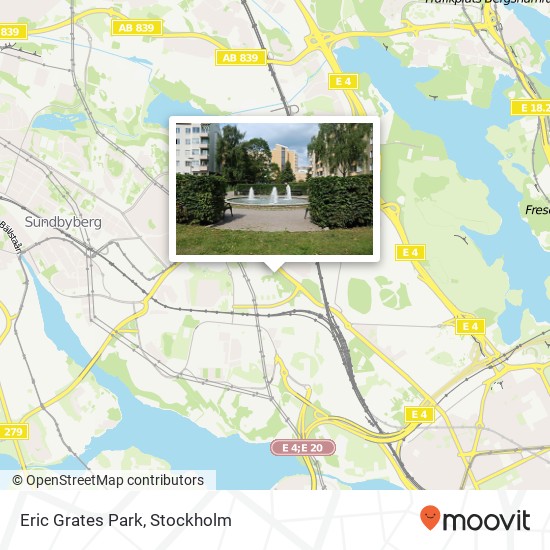 Eric Grates Park map