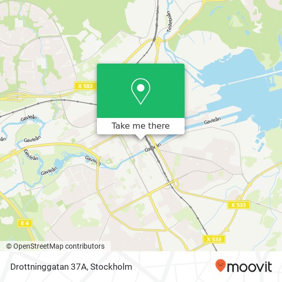 Drottninggatan 37A map