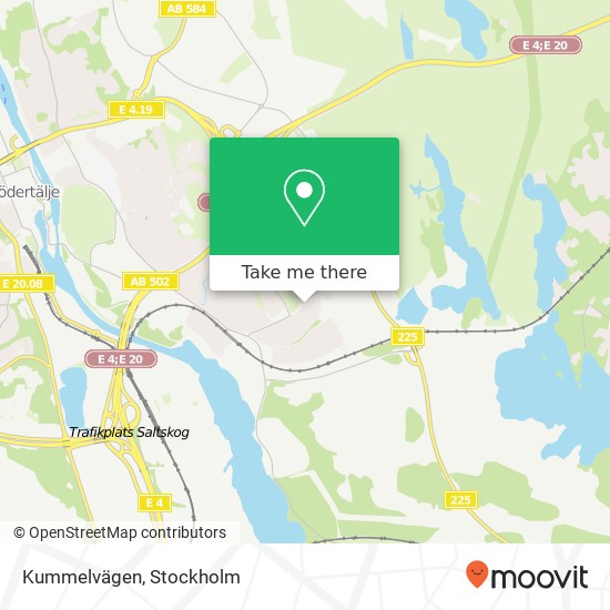 Kummelvägen map