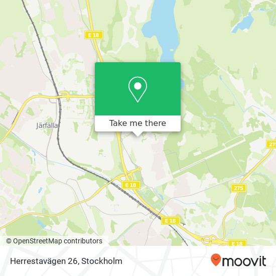 Herrestavägen 26 map