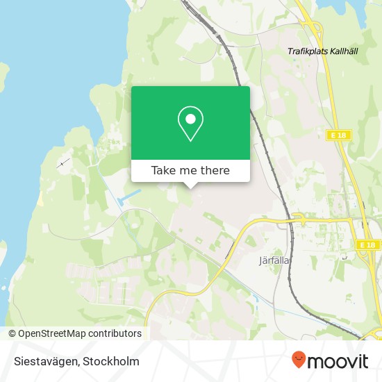 Siestavägen map