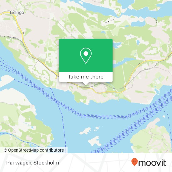 Parkvägen map