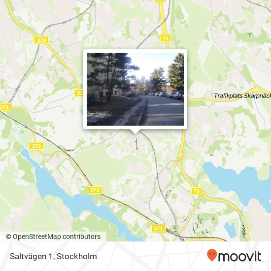 Saltvägen 1 map