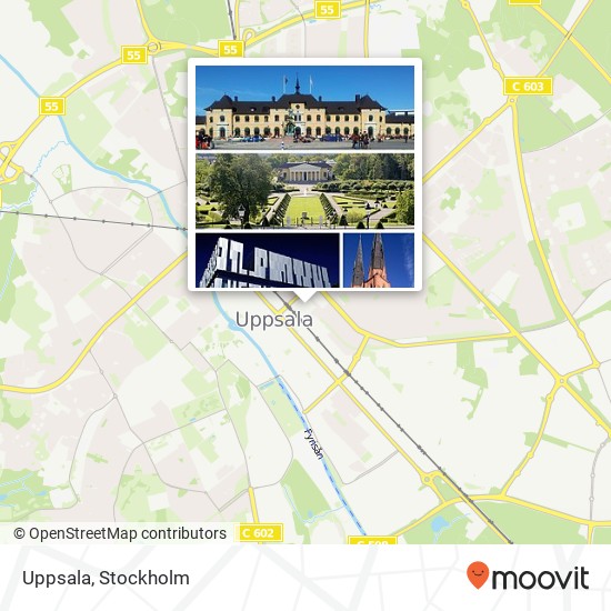 Uppsala map