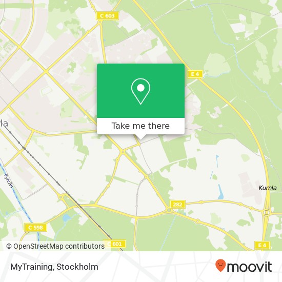 MyTraining map