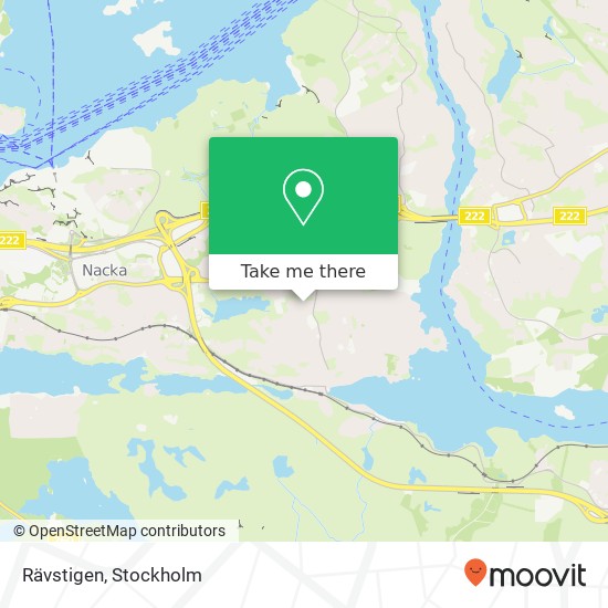 Rävstigen map