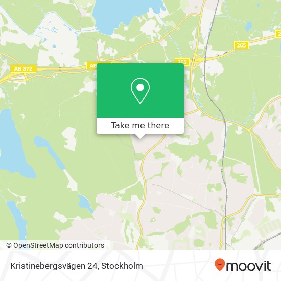 Kristinebergsvägen 24 map