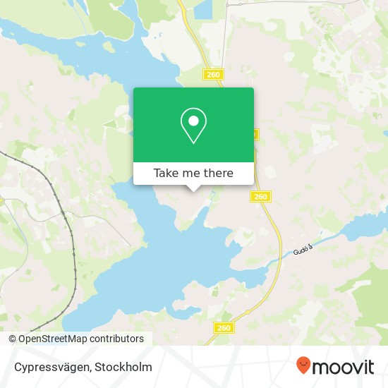 Cypressvägen map