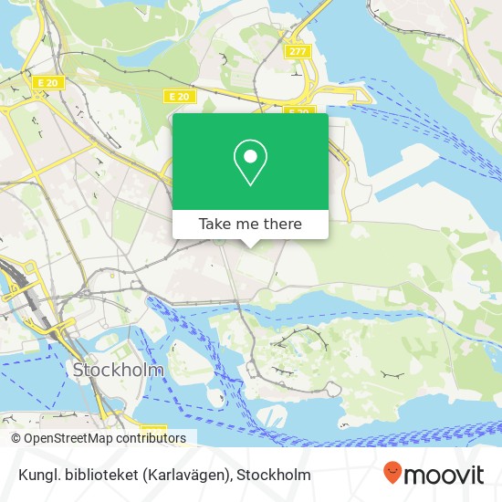 Kungl. biblioteket (Karlavägen) map