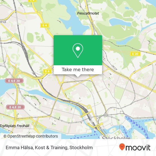 Emma Hälsa, Kost & Training map