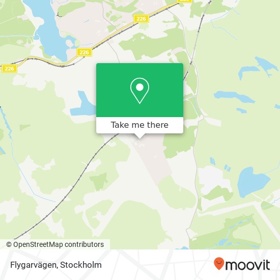 Flygarvägen map