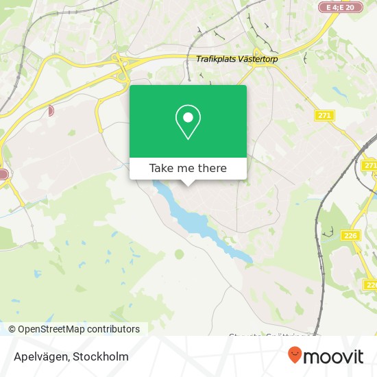 Apelvägen map