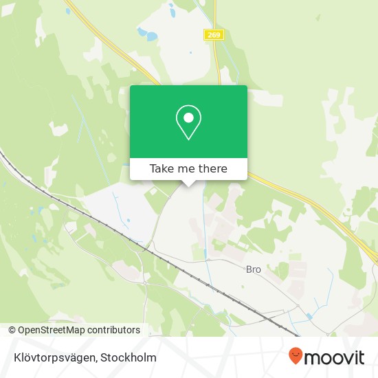 Klövtorpsvägen map