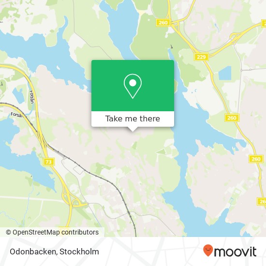 Odonbacken map