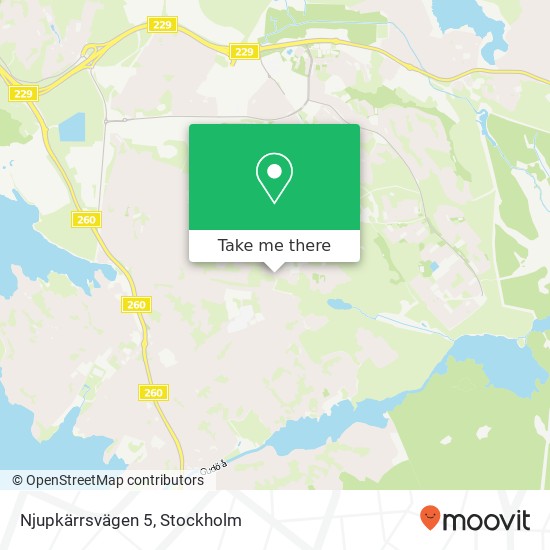 Njupkärrsvägen 5 map