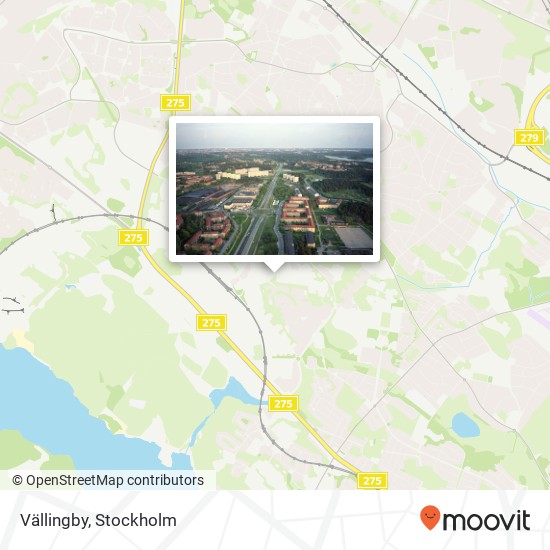 Vällingby map