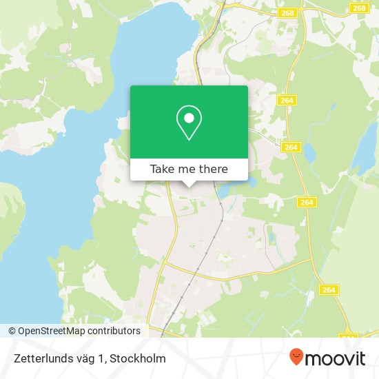 Zetterlunds väg 1 map