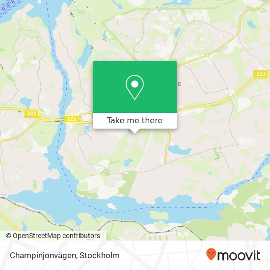 Champinjonvägen map