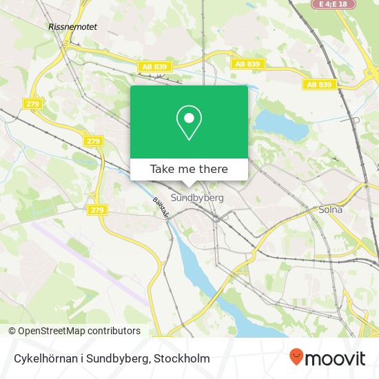 Cykelhörnan i Sundbyberg map