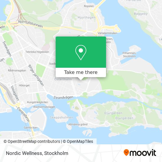 Nordic Wellness map